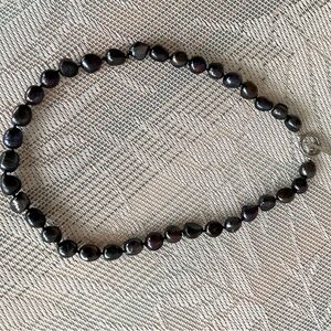Elegant Black Fresh Water Pearl Necklace